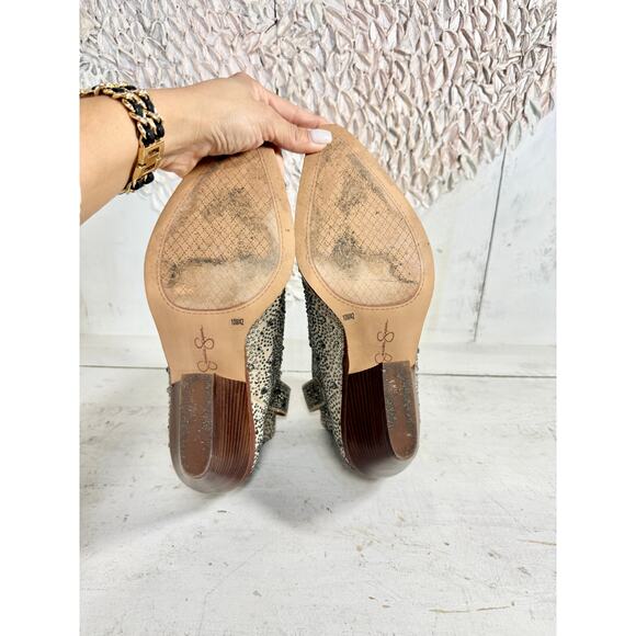 Jessica Simpson Zadie 2 Pull On Pointed Toe Cowboy Western Boots beige 42 / 10M - Picture 9 of 11